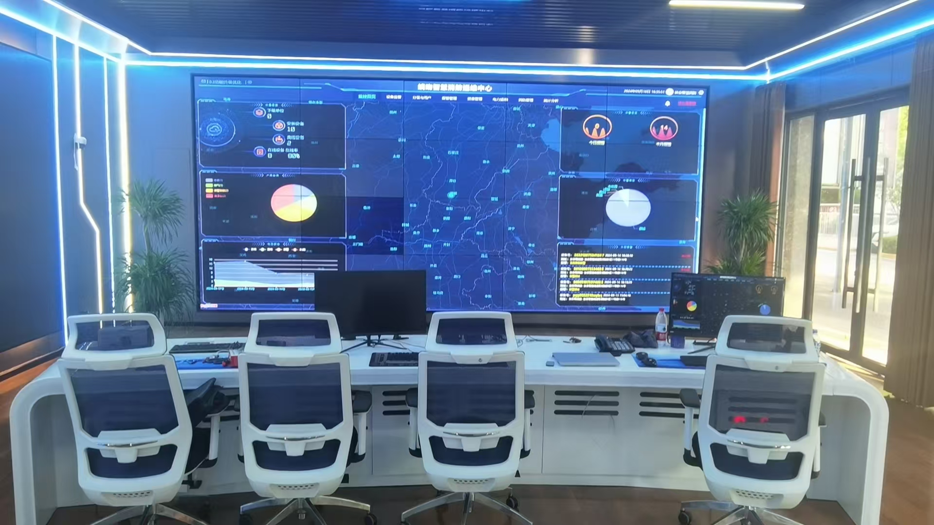 智慧消防运维中心工作场景